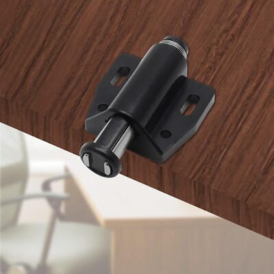 #ad 8Pk Magnetic Touch Latch Push Open Cabinet Door Pressure Touch Release W Screws $13.56