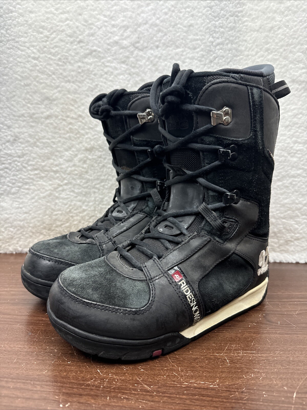 Boots 92 Black/white Size Us 9 Uk 8 Eu 42 Mondo 27 Lace Up