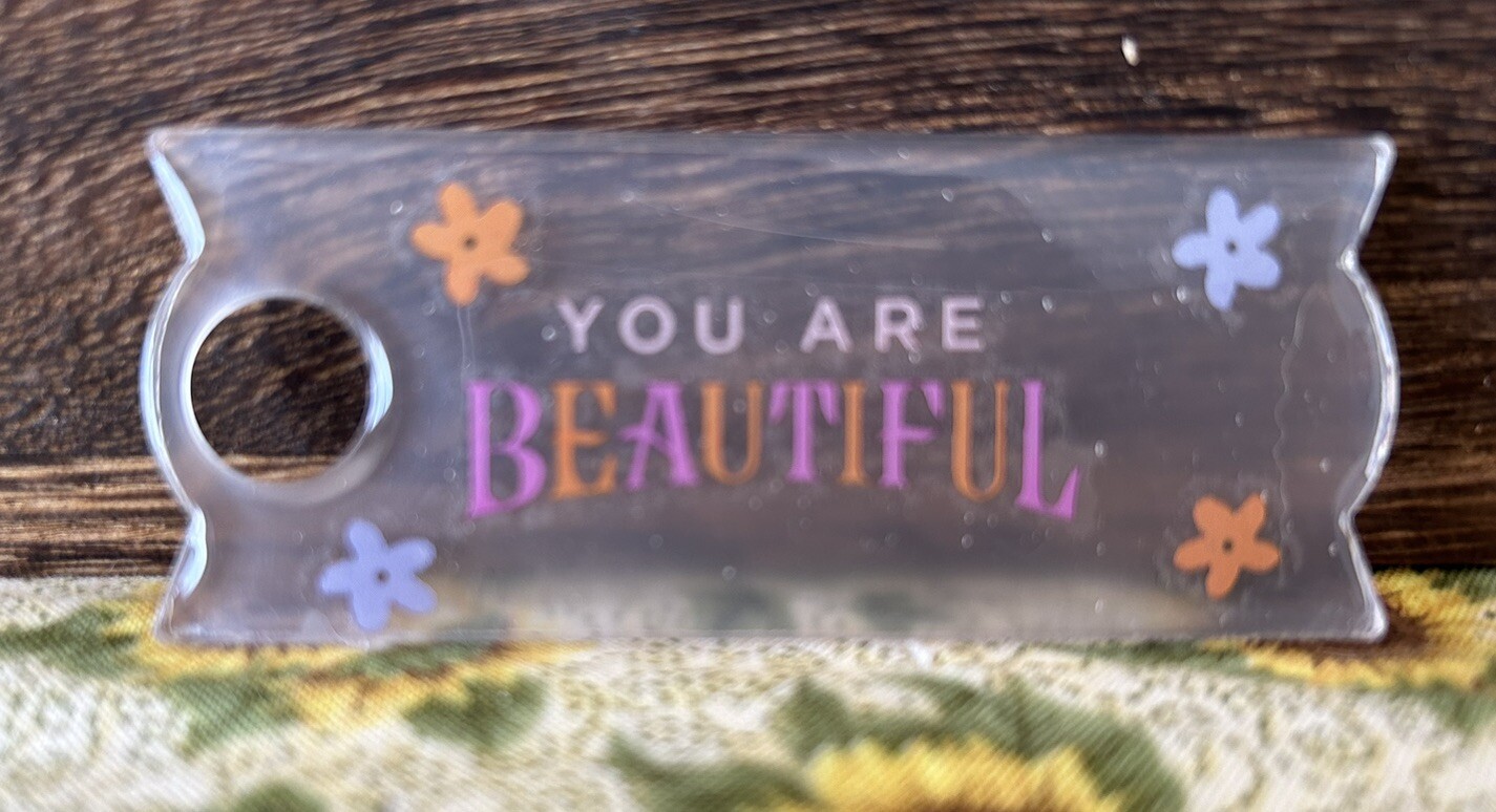 Stanley Cup Name Plate For 40 Oz You Are Beautiful NEW-image