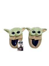 Disney Star Wars Mandalorian Baby Yoda The Child Grogu Toddler Slippers Sz: 7-8