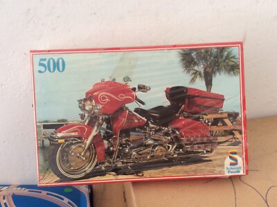 Sehr seltenes Schmidt Puzzle Harley Davidson 500 Teile 525x336 mm neu in Zellophan