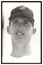 Ron Nischwitz Cleveland Indians Vintage Baseball Postcard BL3