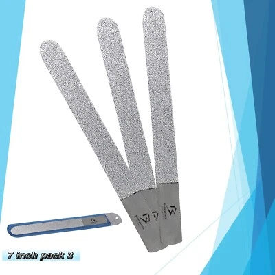 PACK 3 DIAMOND DEB FILE NAIL CARE SKIN MANICURE PEDICURE FOOT DRESSER CHIROPODY