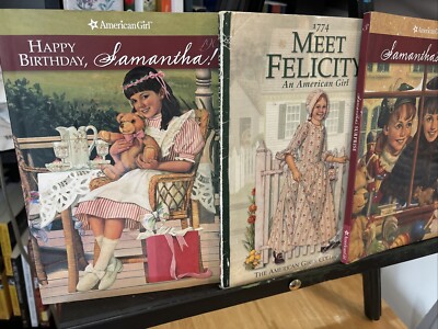 American Girl Doll Books Lot Of 3: Samantha & Felicity