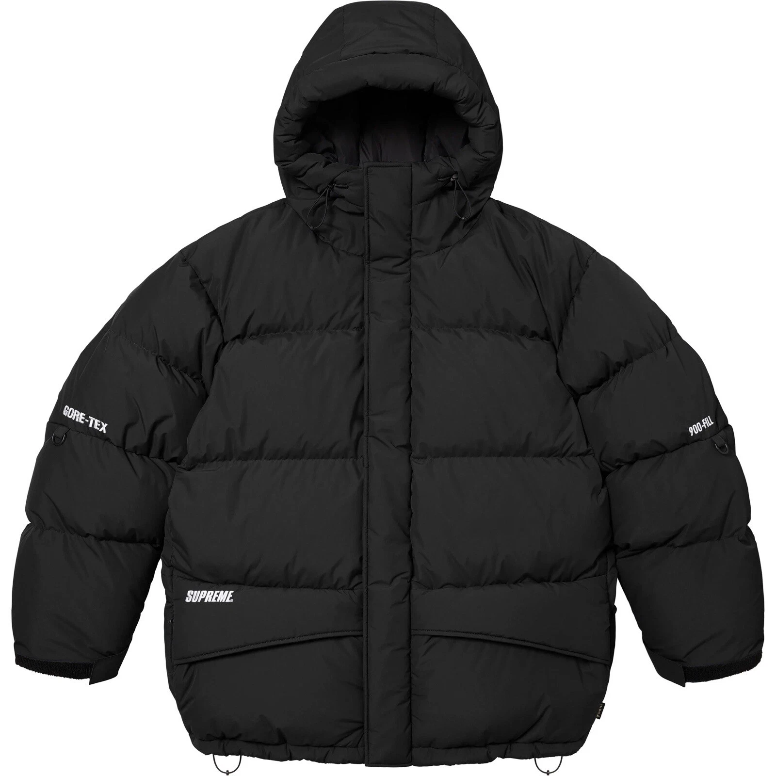 VESTE PARKA SUPREME GORE TEX 900 FILL DOWN FW24 taille L imperméable noire