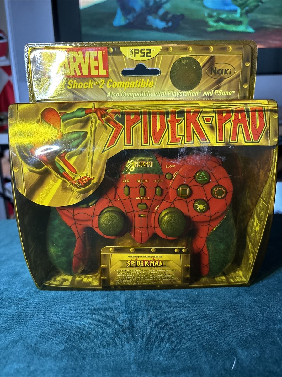 Playstation 2 PS2 Dual Shock Spider-Man SpiderPad Naki