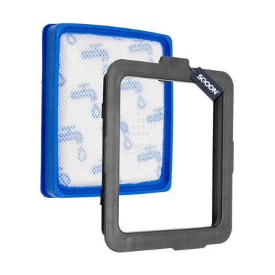 Filter am Staubbehälter +Rahmen passend für Philips PowerPro Expert FC9+7..