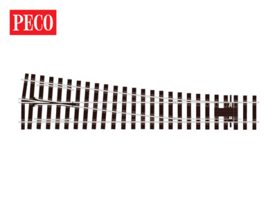 SL-E791BH Spur O mittlerer Radius (1828 mm 72') Weiche rechts Electrofrog Peco