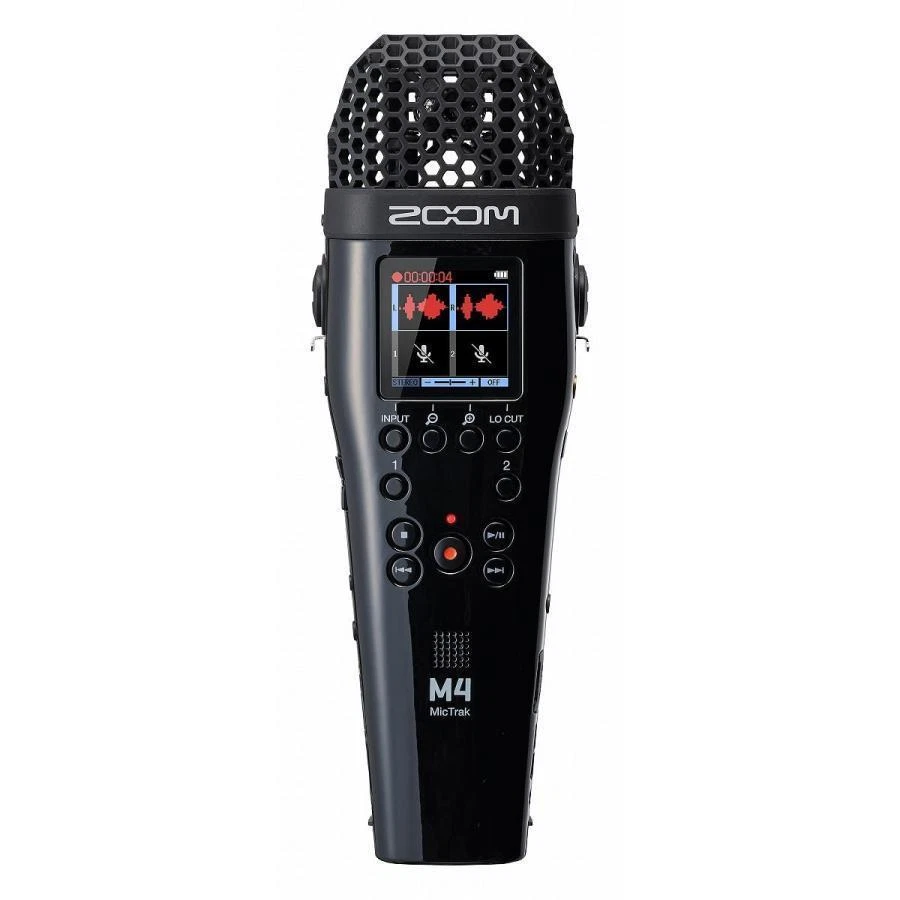 Zoom M4 MicTrak TM Handheld Stereo Microphone 4Track Recorder Color Black  - Image 4 of 4