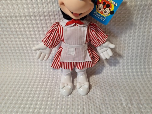Muñeco de peluche vintage de enfermera de Minnie Mouse con etiquetas Applause Disney Dress Ups - Imagen 4 de 10