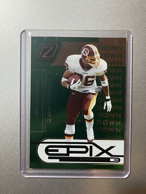 Clinton Portis Washington Redskins Donruss Zenith NFL 2005 EPIX 2ND DOWN /100