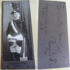 Studentika: Foto JENA 1907, Arzt Paul LINDIG (1886-1924) Burschenschaft GERMANIA