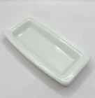 Vintage White Pyrex 72-B Butter Dish, Bottom Tray Only