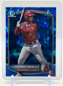 2025 Bowman Chrome Sapphire Gabriel Davalillo 1st Prospect Angels BCP-178