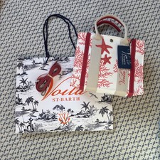 Voila St Barth Bag Woody Made in Italy Limited Edition coral starfish NWT