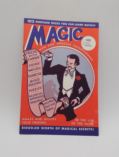 1972 Magic New and Unusual Entertainment 102 E-Z Tricks Vintage