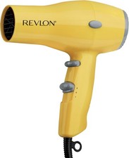 Revlon Dry, Style And Go Hair Dryer 1875 W - Fast Drying Power - Yellow NOB