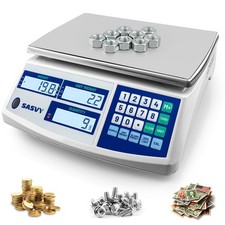 Counting Scale 66lb/30kg, 0.1g lb/oz/kg/g Industrial Digital Inventory Scal...