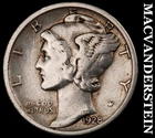 1928 Mercury Dime- Silver- Scarce Better Date No Reserve #J6