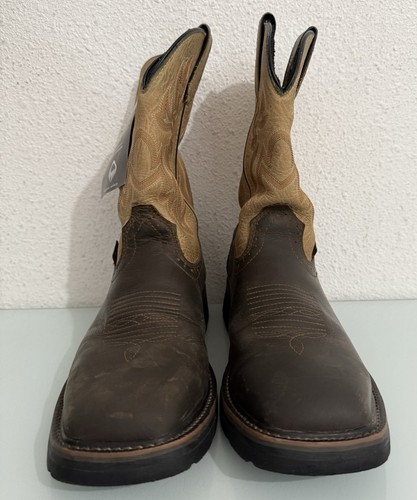 Wolverine Men's Rancher W08657 Brown Leather Western Boots - Size 8 - Picture 2 of 11