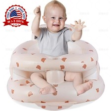 Asiento inflable bebe 3 a 36 meses silla suelo con soporte y bomba aire