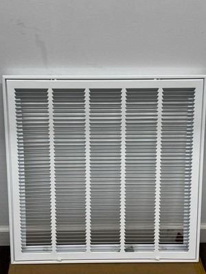 24x24 TRUaire 190RF Return Air Filter Grille Steel HVAC Vent