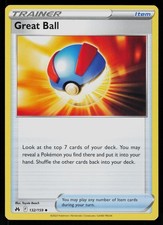 Great Ball 132/159 Uncommon - Pokemon Crown Zenith
