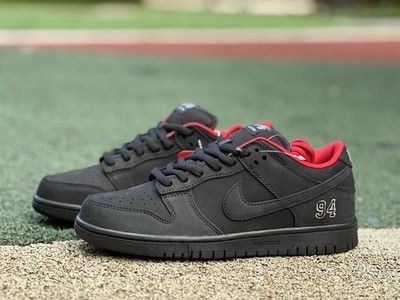 Black Nike Supreme x Dunk Low SB HQ8487-001 Men's