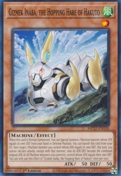 Gizmek Inaba, the Hopping Hare of Hakuto MP22-EN130 Common Englisch Neu 1st
