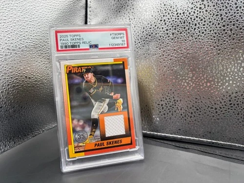 PSA 10 GEM 💎 2025 Topps Paul Skenes 1990 Relic #T90RPS 🔥 Player-Worn Patch RC