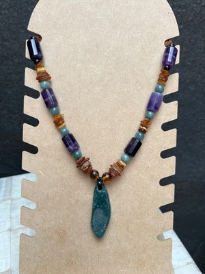 Collar de Jade Esmeralda, Ambar del baltico, Jade azul princesa, ambar de Mexico