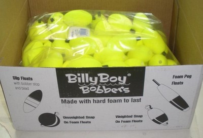 Betts B0200Y 2'' Ovaler Float Mit Pfählen Gelbe Farbe Gelber Beutel Mit 100 Stück