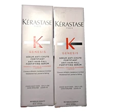 2 Pk Kerastase Genesis Anti-Hair Fall Fortifying Hair Serum Travel Size 30ml 1oz