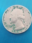 1968 Quarter No Mint Mark And Letters And Date Touching Rim Front And Back — photo 1