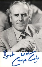 George COLE Arthur DALEY Minder Actor Signed Autographed Photo + COA