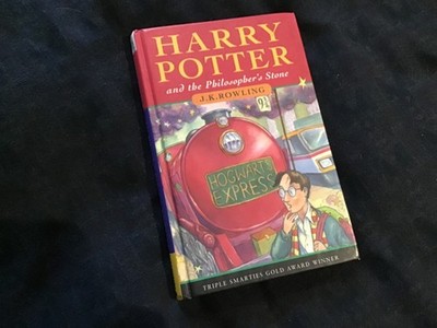 Harry Potter Philosophers Stone Hardbk 1st Edn 25th Print Bloomsbury 1999 NO DW