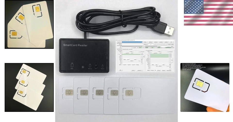 Compact VoLTE ISIM & USIM Card Programmer Kit for Mobile Network Innovations - Image 2 of 4