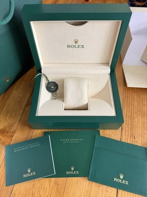 AUTHENTIC Rolex GMT Master II Box, green tag, booklets, card holder + Rolex Bag