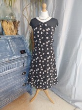 Monsoon elegant black/ white floral Dress UK16 – Wedding/ Party/ Evening/ Formal