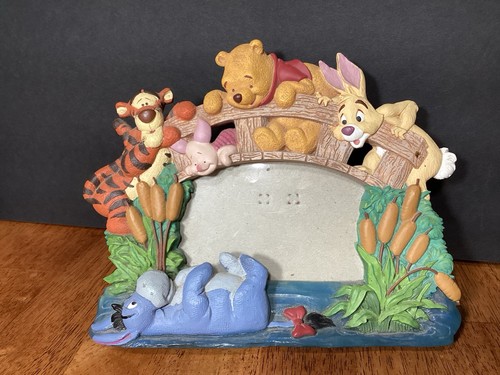 Disney Store Winnie The Pooh Friends Picture Frame Tigger Piglet Eeyore Rabbit