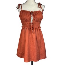 Forever 21 Medium A-Line Dress Sleeveless Lined Adjustable Straps Empire Waist
