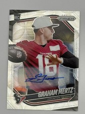 2025 Panini Prizm #392 Graham Mertz Prizm Choice Autographs #/100