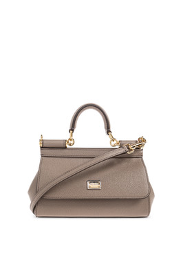 DOLCE&GABBANA Sicily Small Beige Top Handle Bag New & Authentic