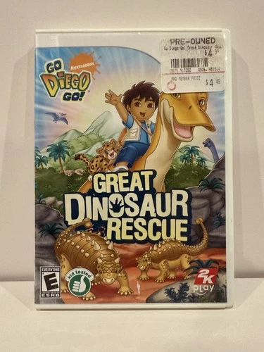 Go, Diego, Go Great Dinosaur Rescue (Nintendo Wii, 2008) - Tested