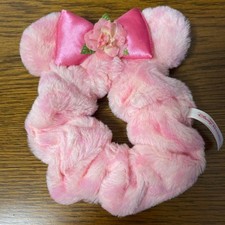 Minnie Leopard Print Scrunchie Animal Pattern Pink