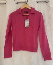 N.Peal Women’s Cashmere Collared Sweater