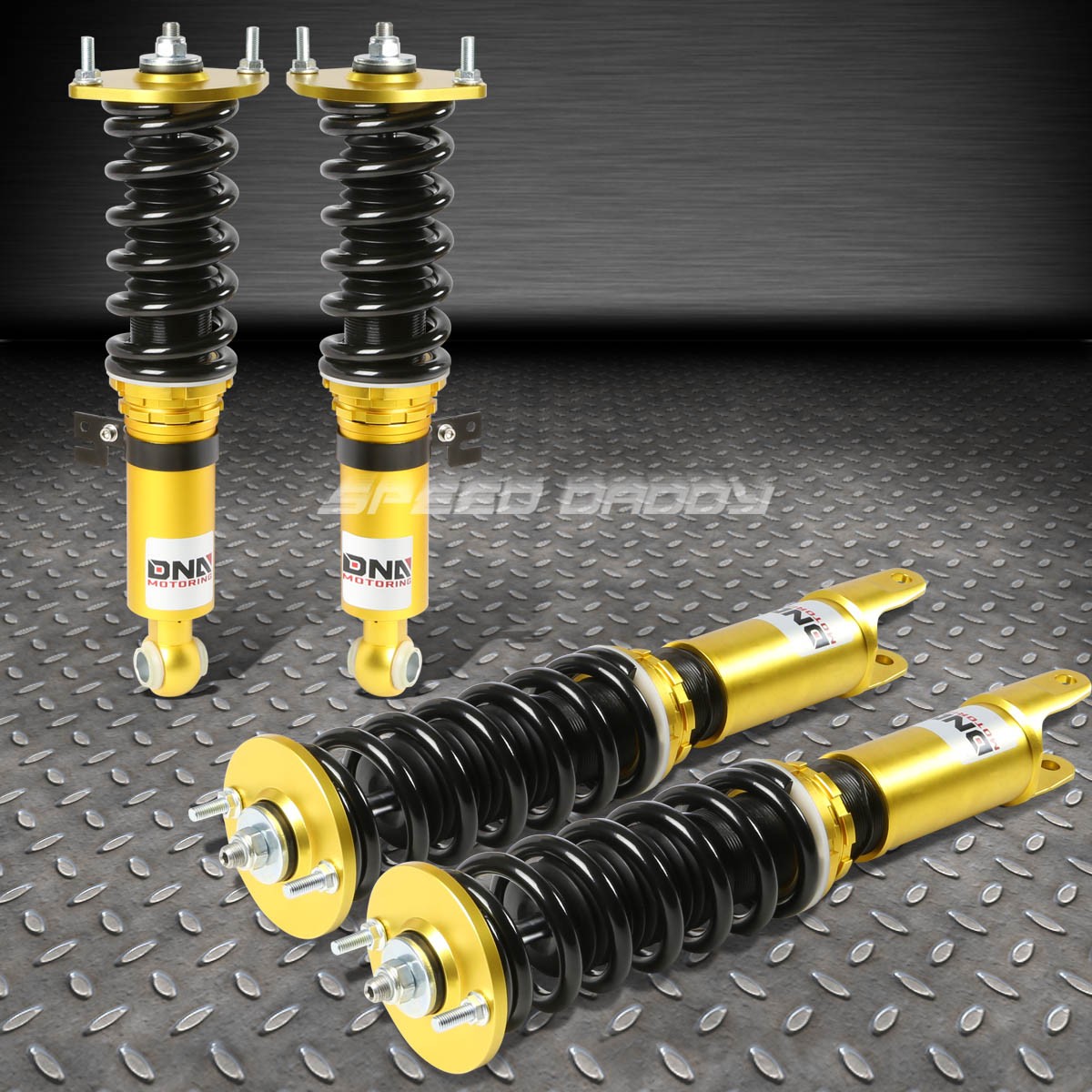 FOR 90-96 300ZX Z32 DNA COILOVER DAMPER SHOCK SUSPENSION BLACK