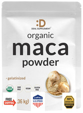 Organic Peruvian Maca Root Powder, 3lbs - Gelatinized for Easy Digestion