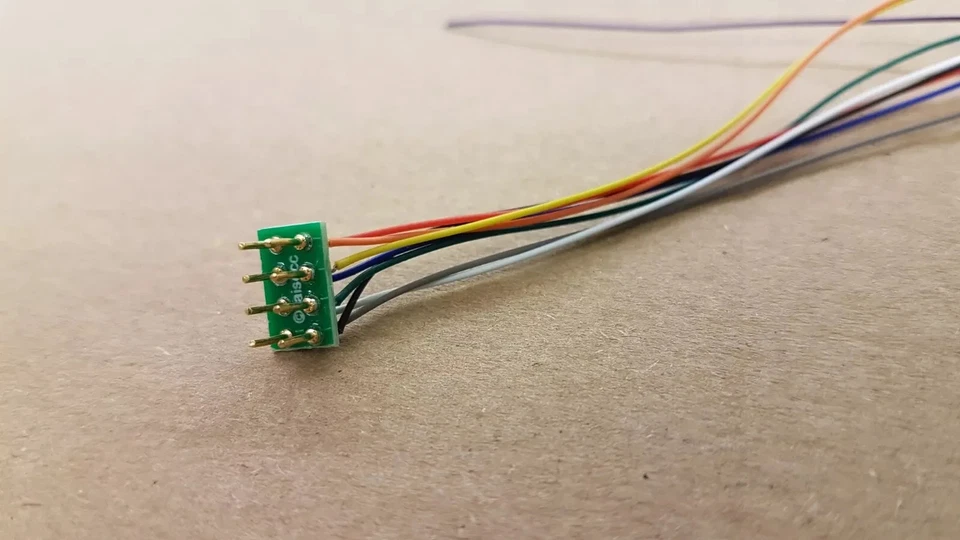 LaisDcc Decoder DCC 860021 8 pin NEM652 motor+ 4 Function suit hornby bachmann - Image 4 of 4