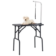 Hundepflegetisch Trimmtisch Schertisch klappbar Pflegetisch 1/2 Schlaufe + Korb